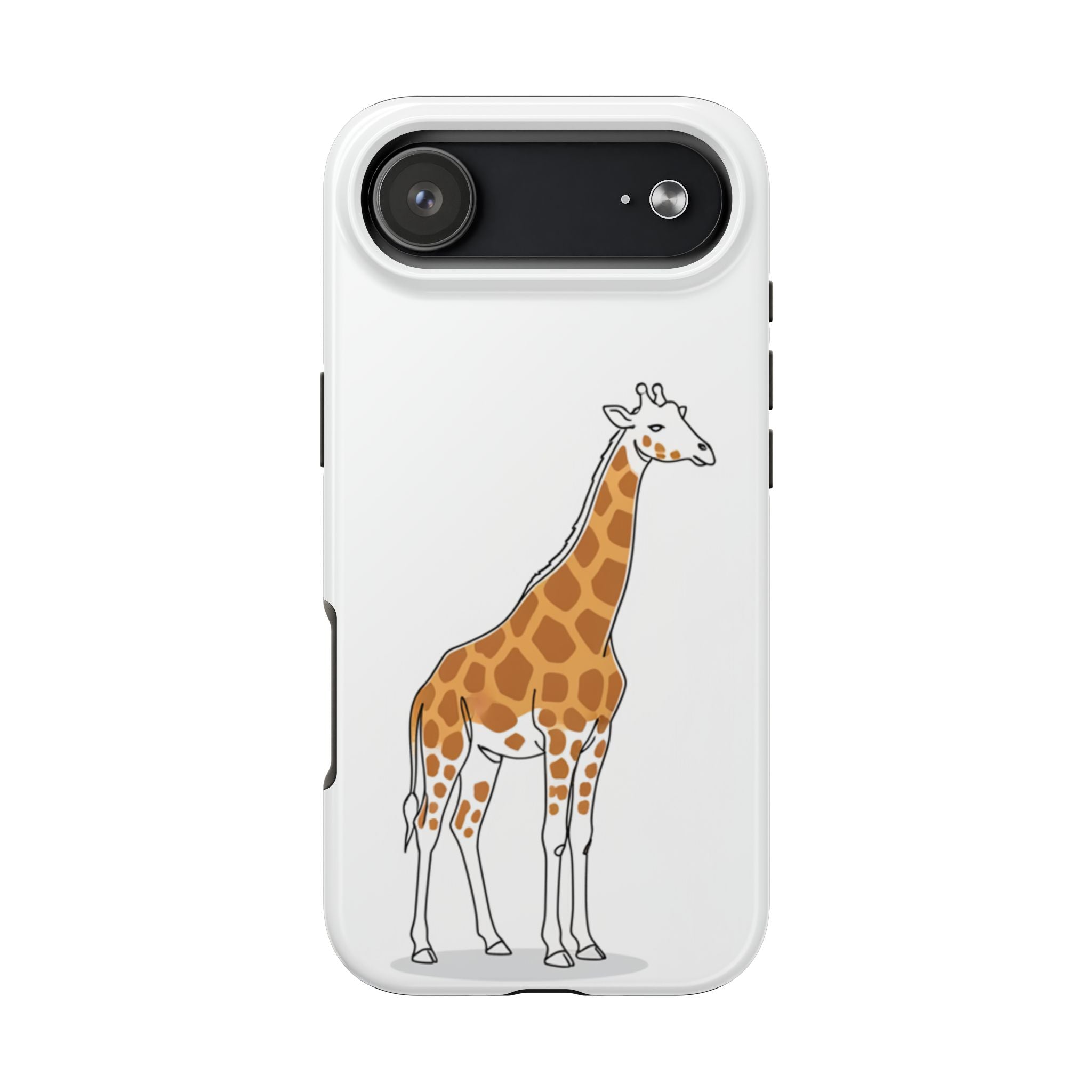 Giraffe Tough Phone Case — Cute Safari Animal Protective Cover