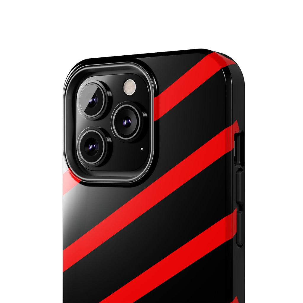 Copy of Tough Phone Case — Blue Diagonal Stripe Shockproof Cover