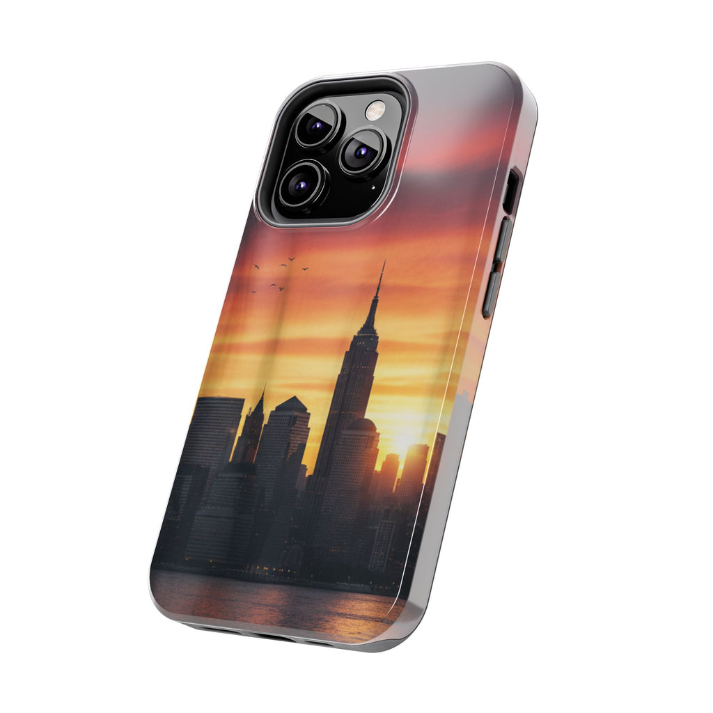 Tough Phone Case — NYC Skyline Sunset Protective Cover