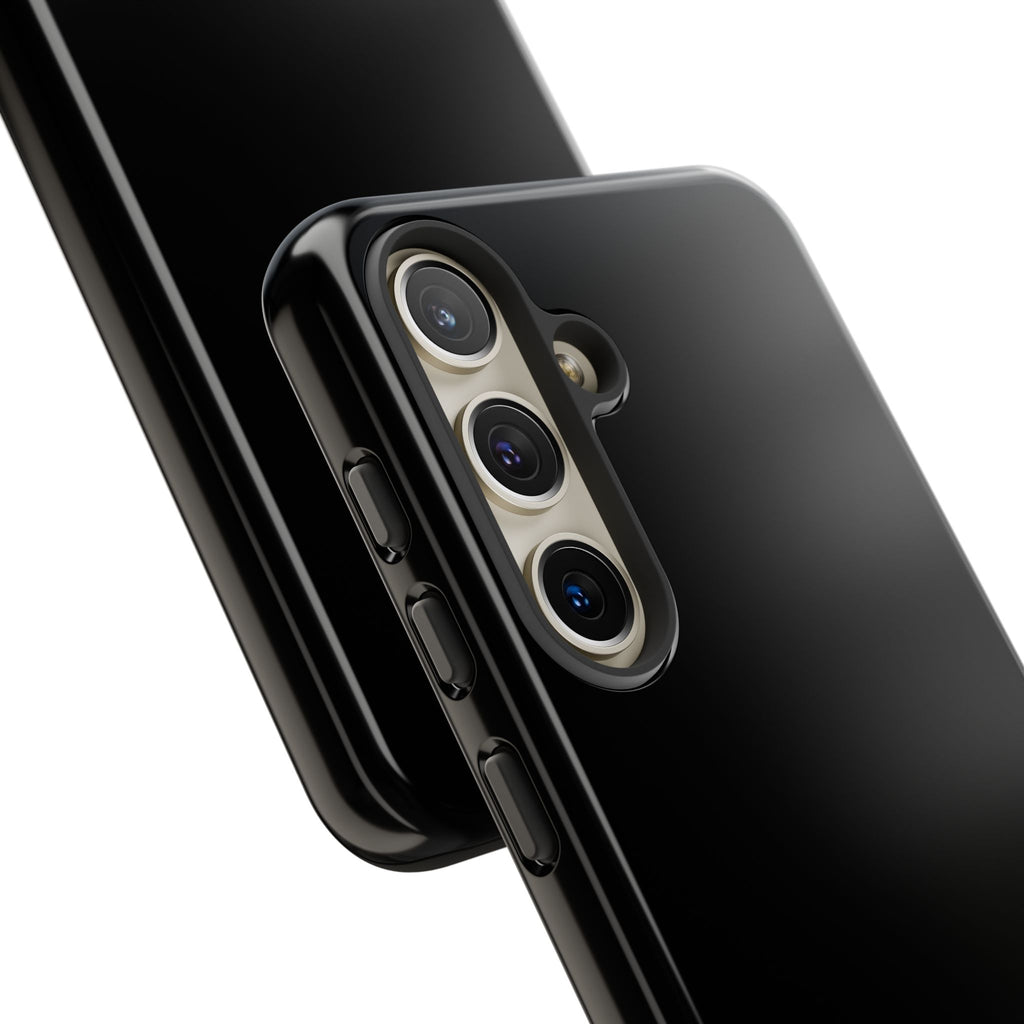 Phone Case - "Progress Over Perfection" Glossy Black Protective Cover