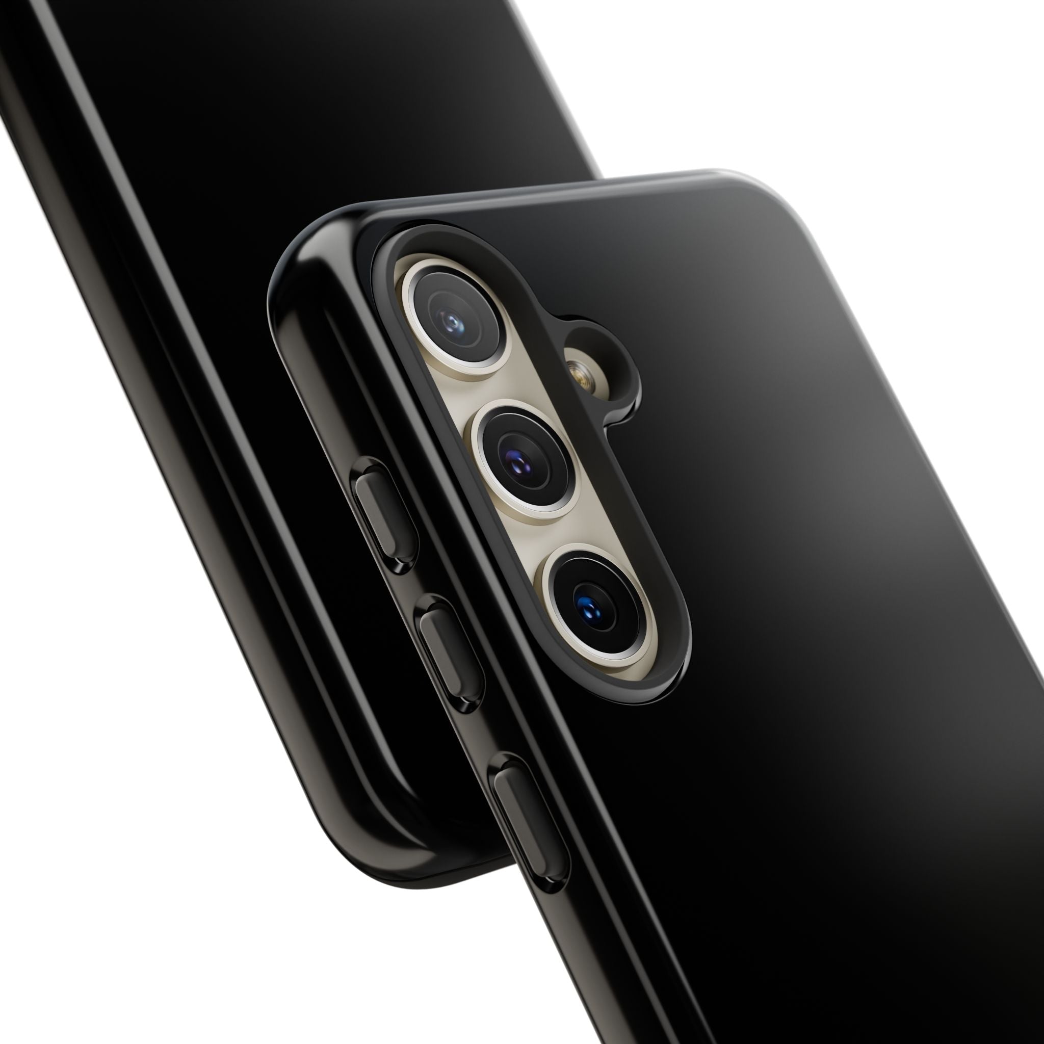 Phone Case - "Progress Over Perfection" Glossy Black Protective Cover