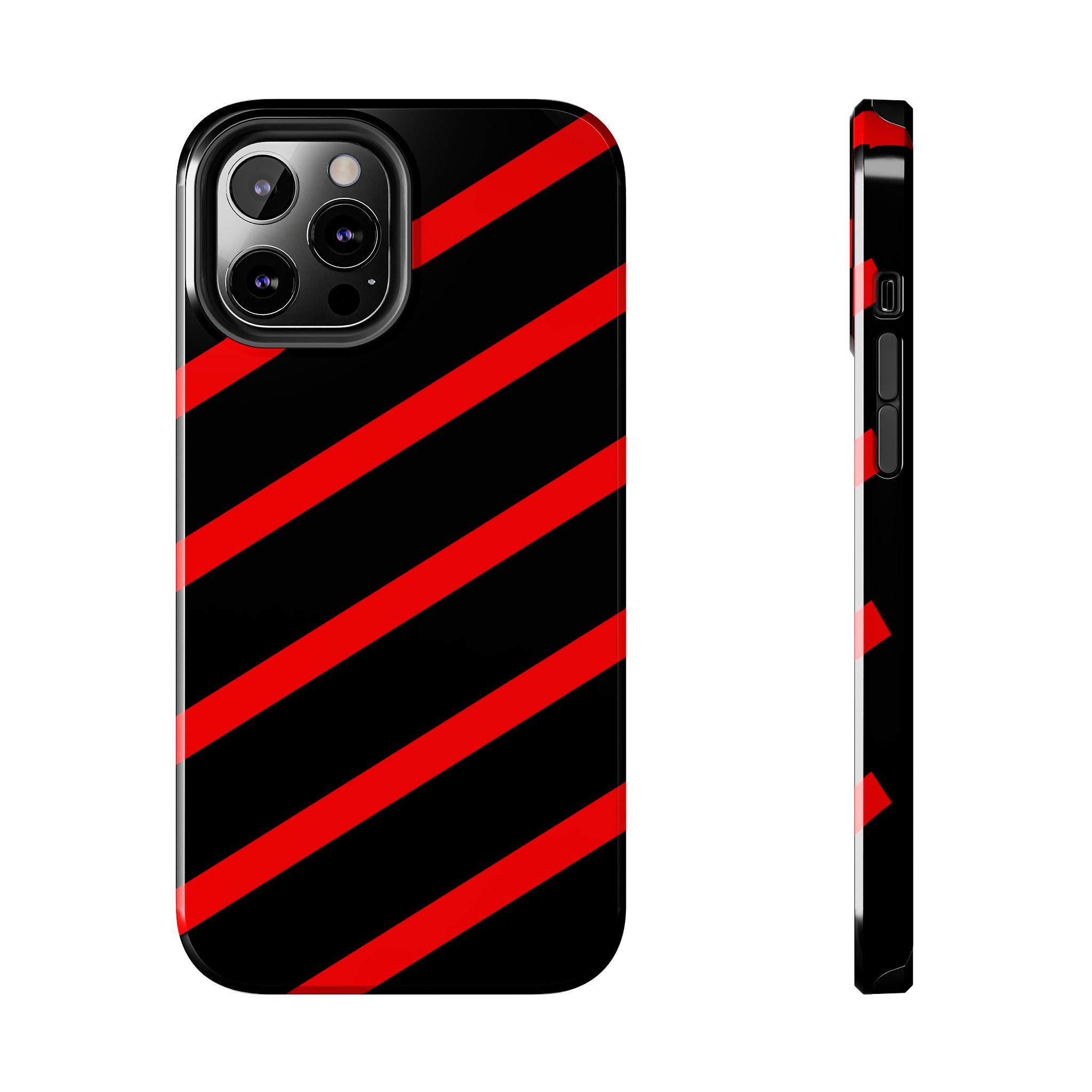 Copy of Tough Phone Case — Blue Diagonal Stripe Shockproof Cover