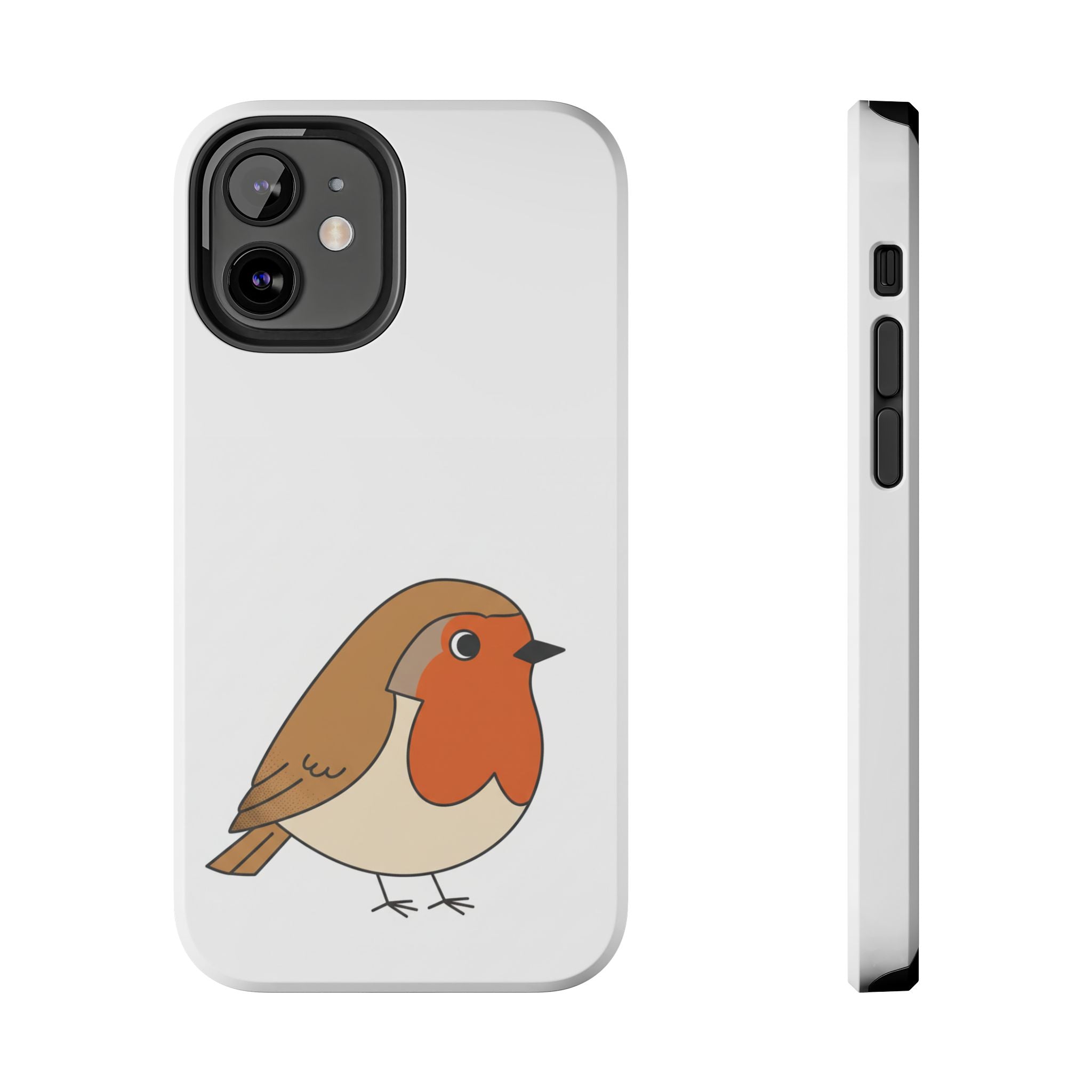 Cute Robin Tough Phone Case — Protective Bird iPhone Case