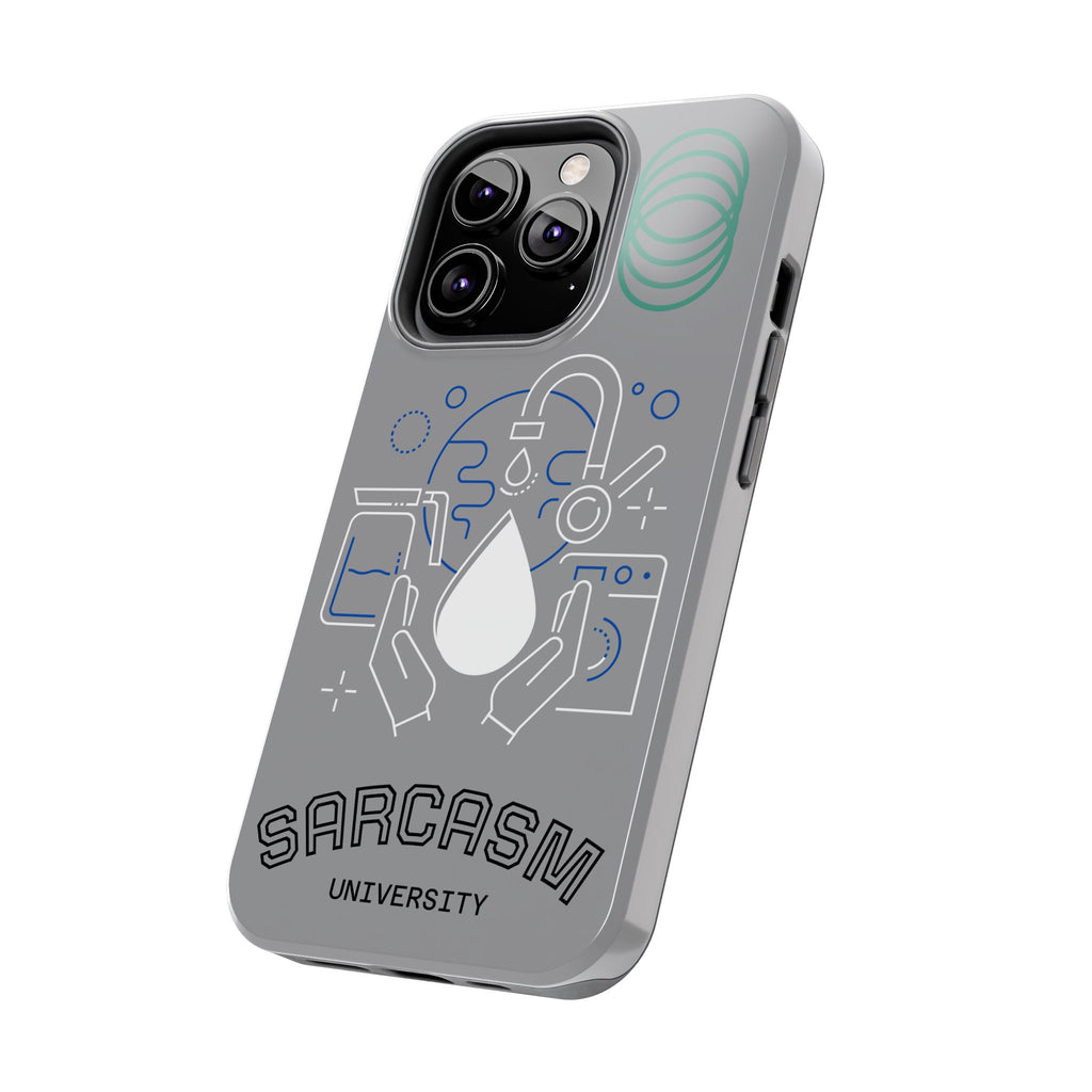 Sarcasm University Tough Phone Case — Scientific Lab Drop Design