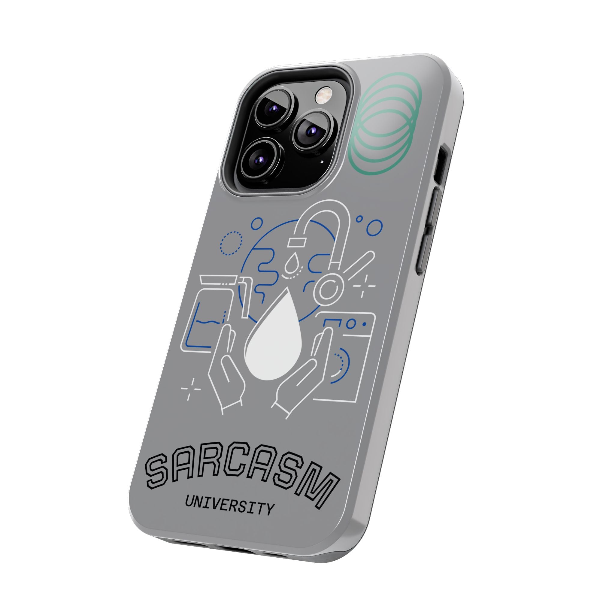 Sarcasm University Tough Phone Case — Scientific Lab Drop Design