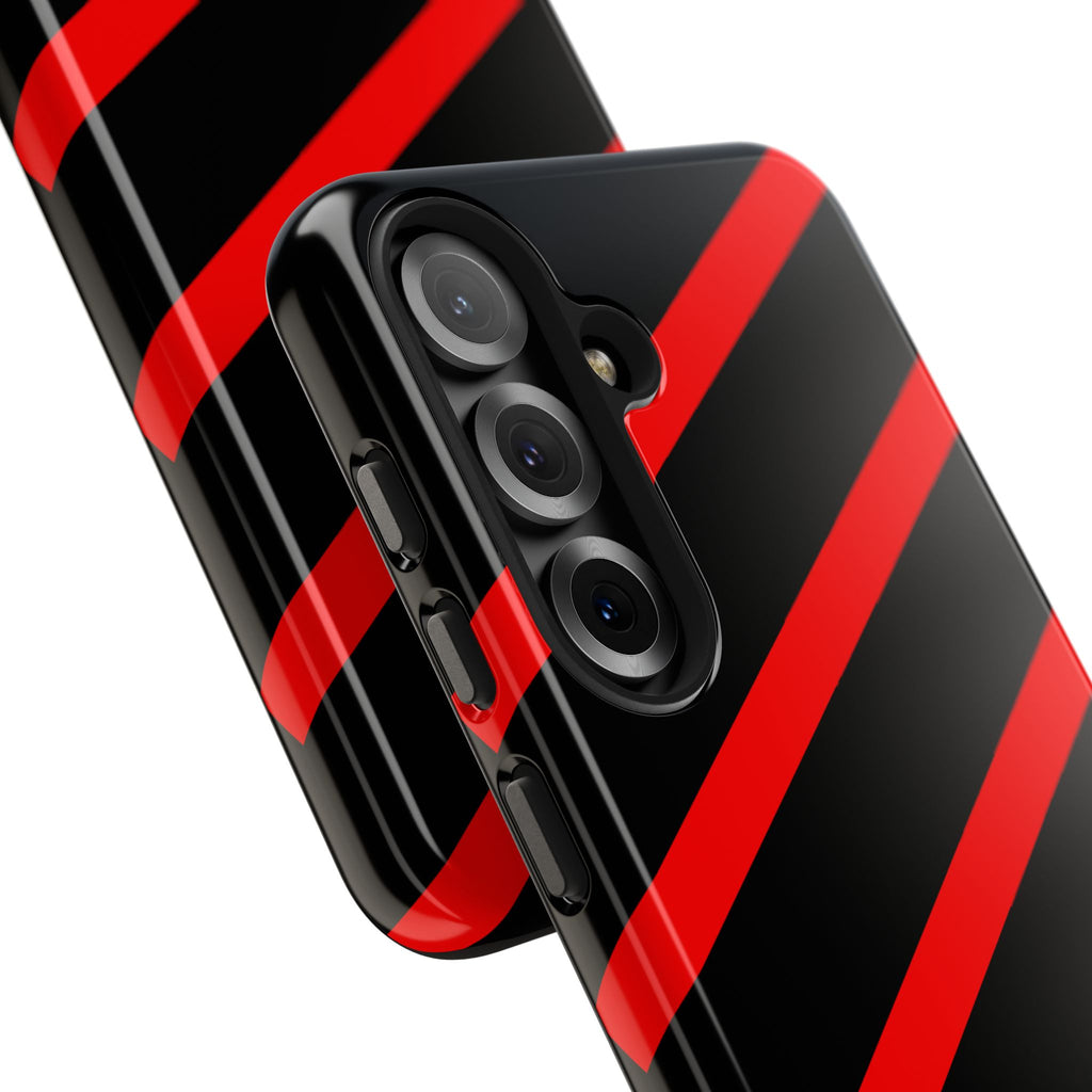 Copy of Tough Phone Case — Blue Diagonal Stripe Shockproof Cover