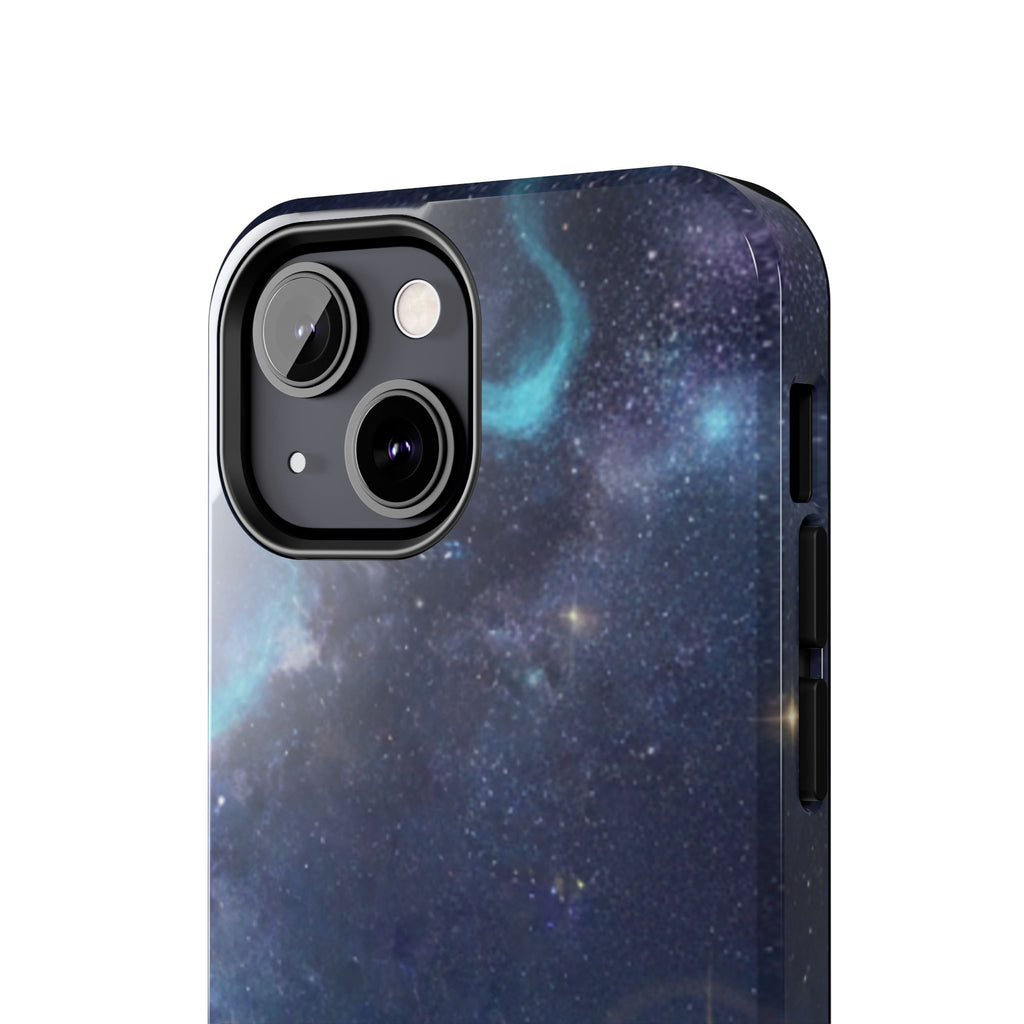 Galaxy Night Sky Tough Phone Case — Starry Landscape Protective Phone Cover