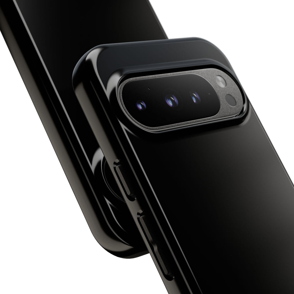 Phone Case - "Progress Over Perfection" Glossy Black Protective Cover