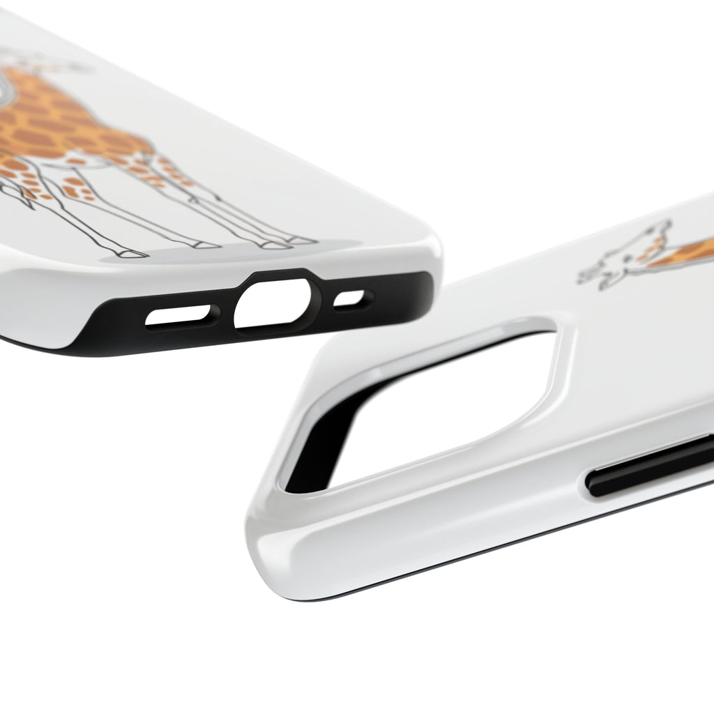Giraffe Tough Phone Case — Cute Safari Animal Protective Cover