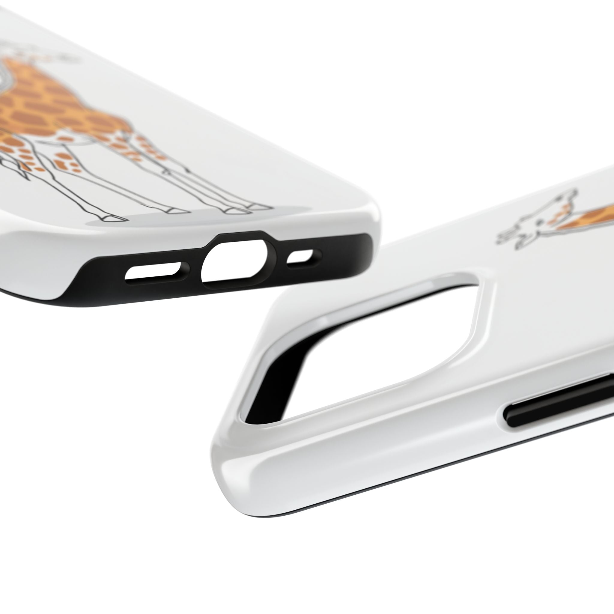 Giraffe Tough Phone Case — Cute Safari Animal Protective Cover