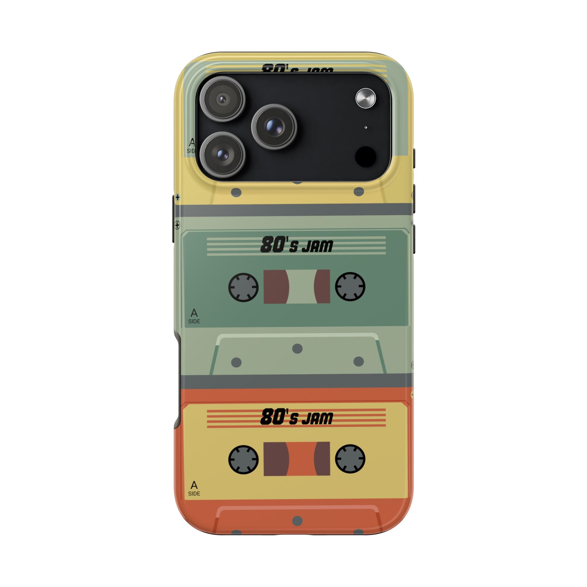 Retro 80s Cassette Tough Phone Case — "80's Jam" Vintage Tape Design