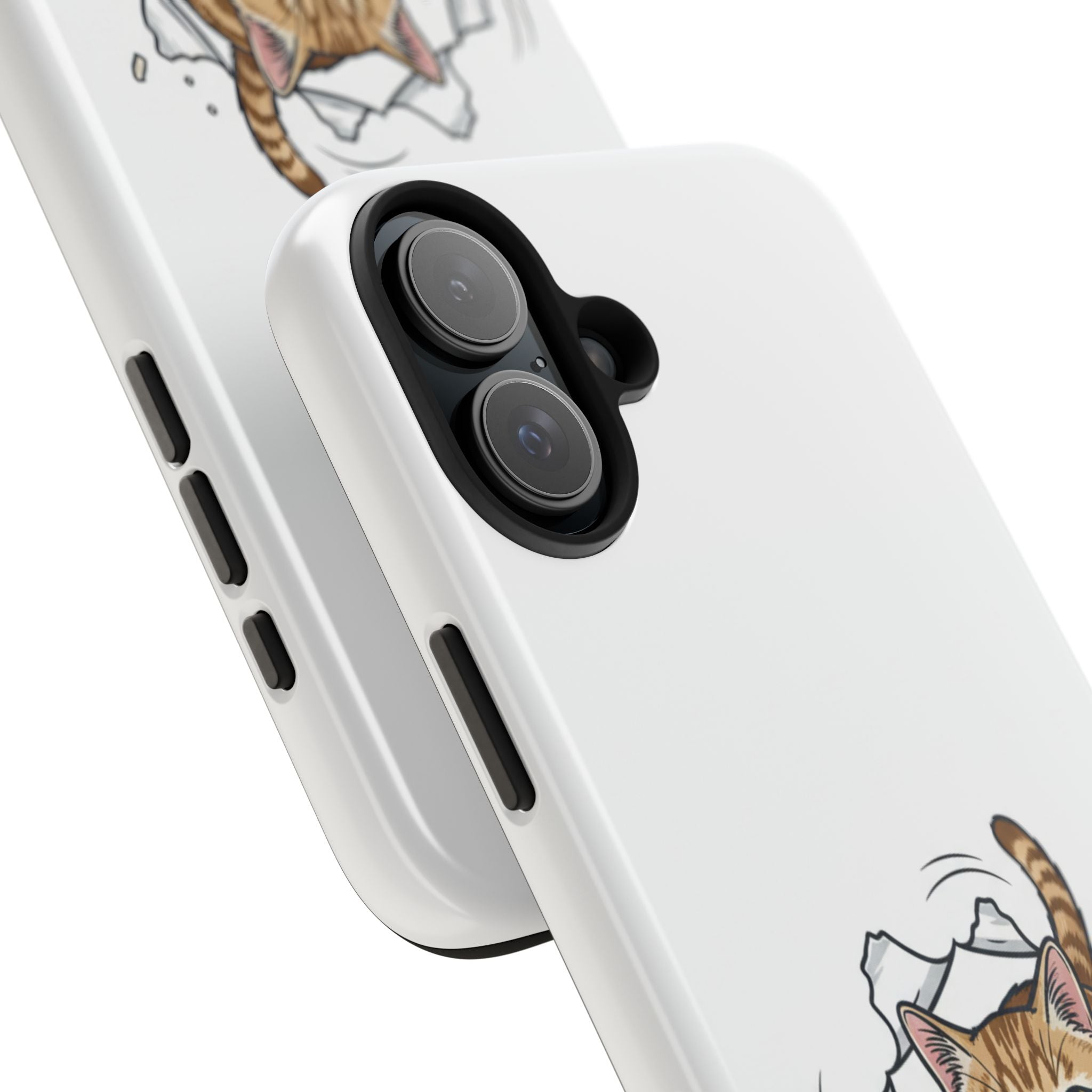 Playful Orange Tabby Cat Phone Case | Tough Phone Case, Protective Cute Kitty