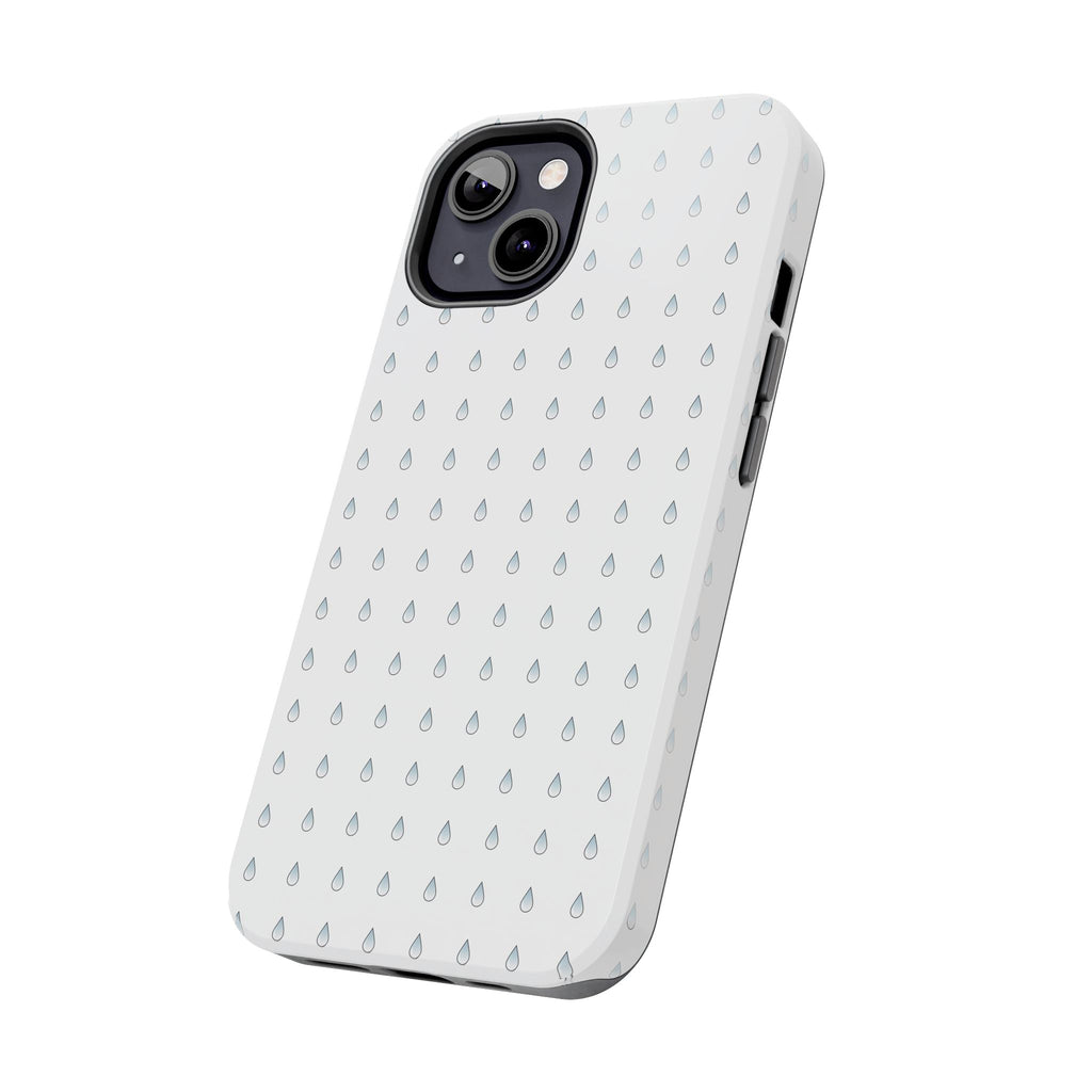 Tough Phone Case — Minimal Raindrop Protective Cover