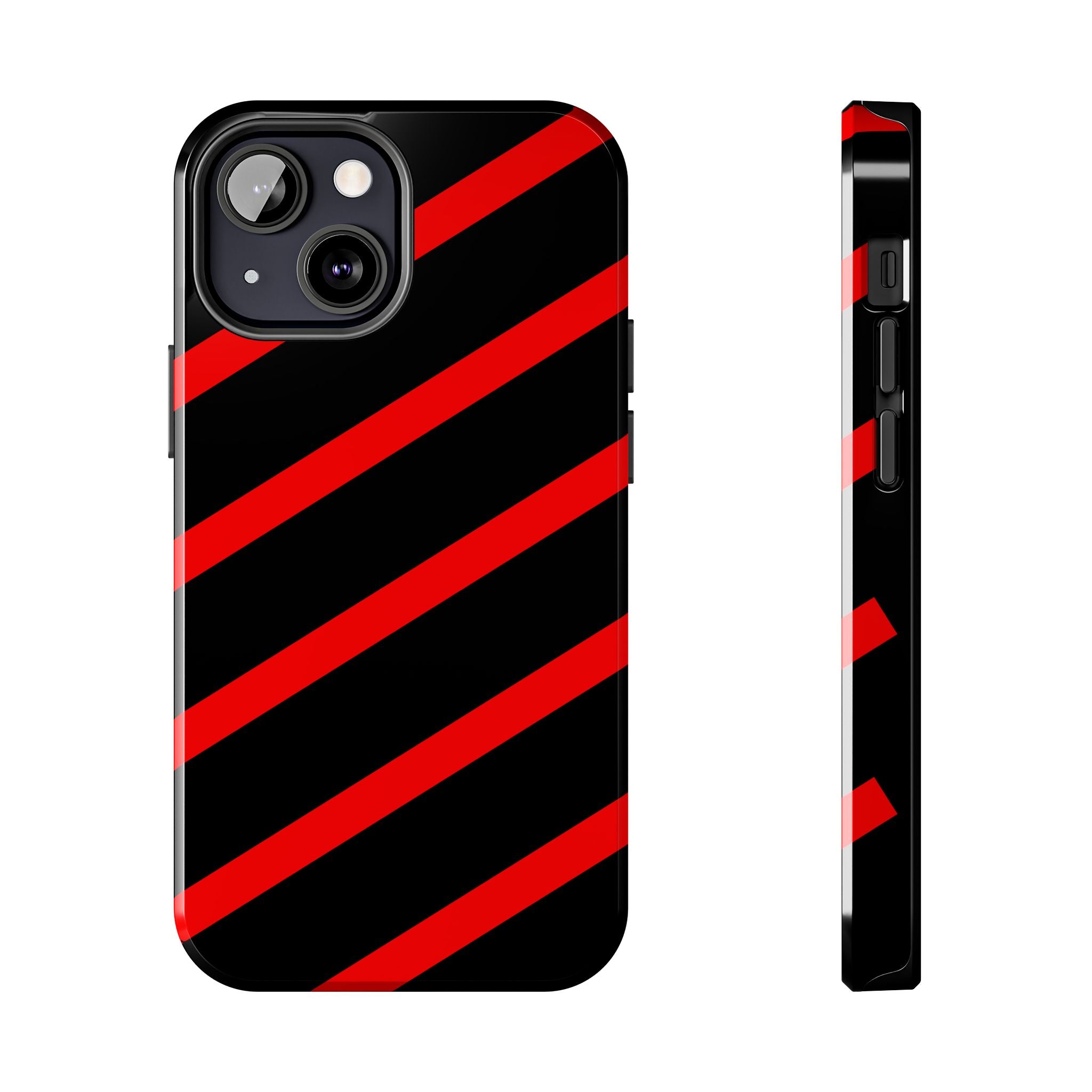 Copy of Tough Phone Case — Blue Diagonal Stripe Shockproof Cover