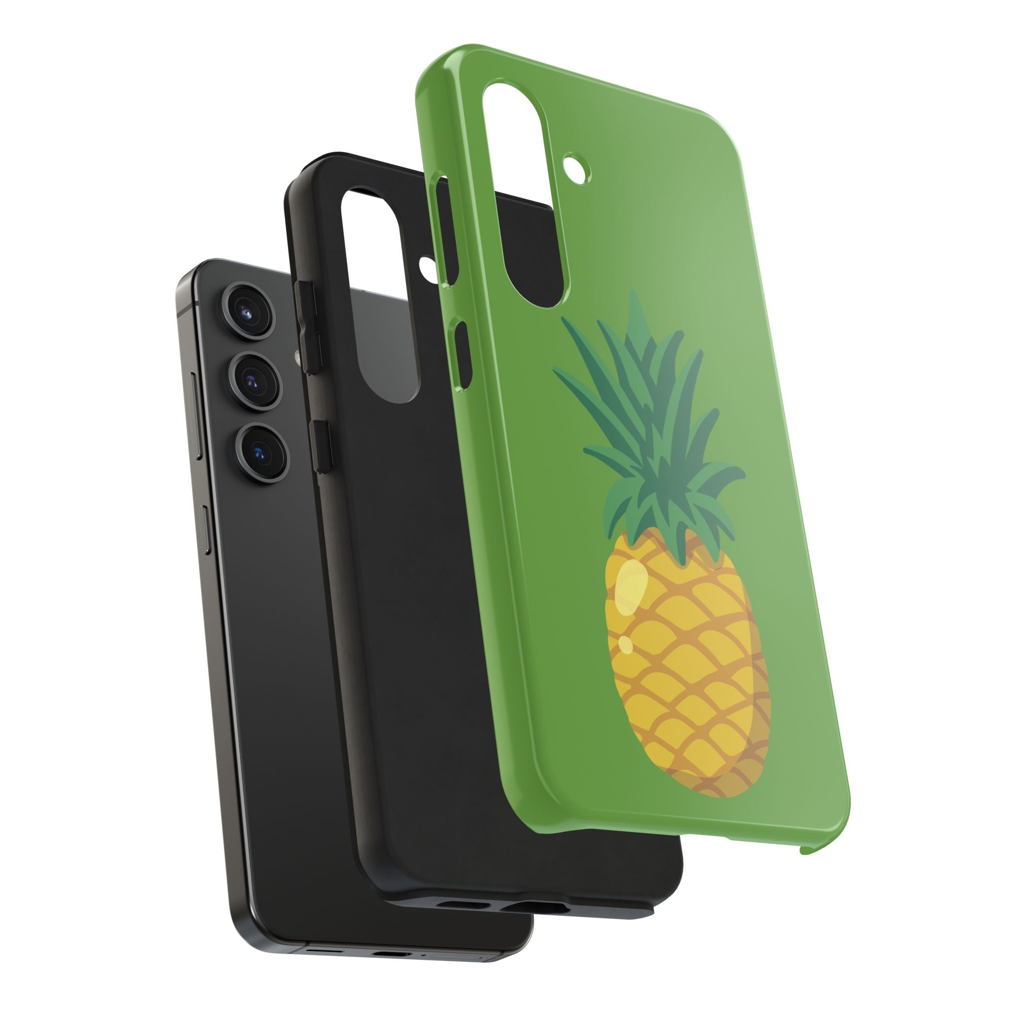 Pineapple Tough Phone Case — Tropical Green Protective Phone Cover