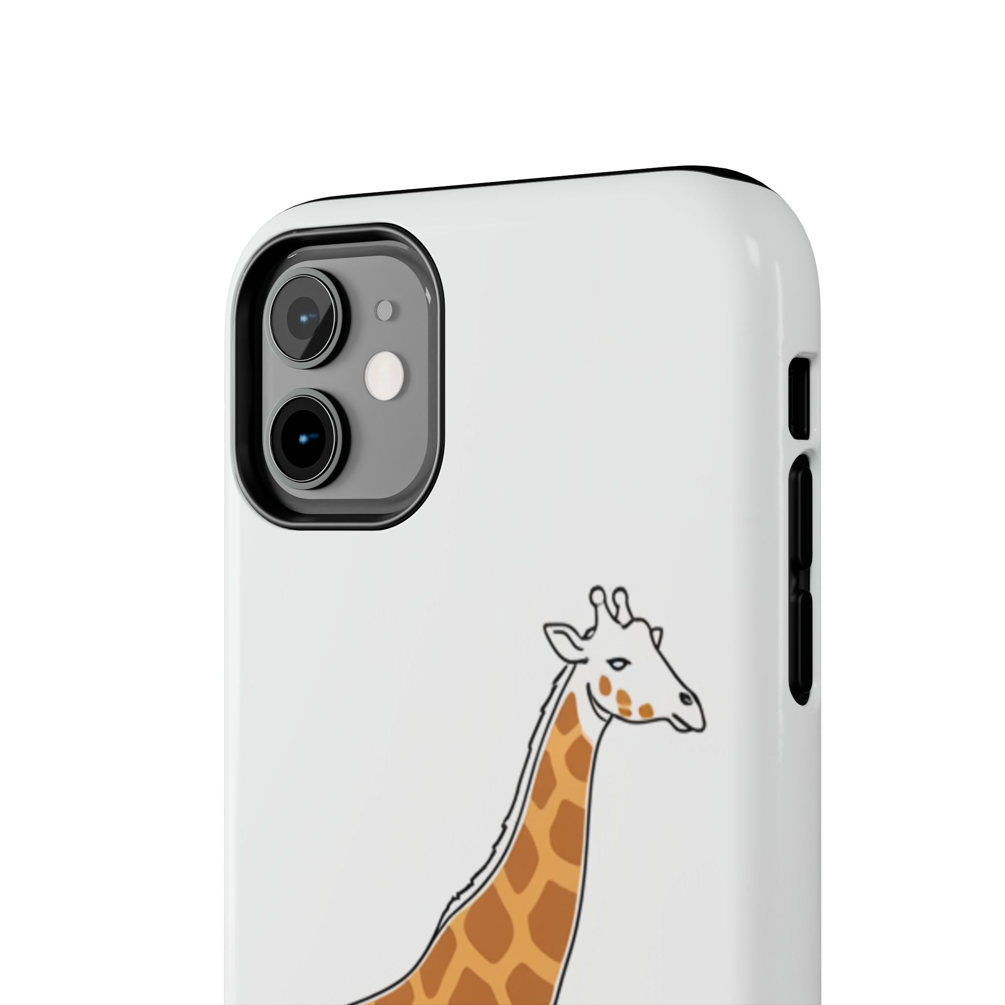 Giraffe Tough Phone Case — Cute Safari Animal Protective Cover