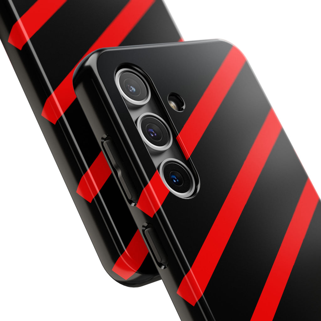 Copy of Tough Phone Case — Blue Diagonal Stripe Shockproof Cover
