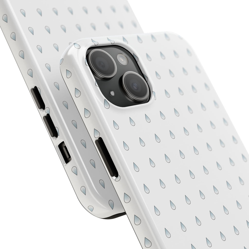 Tough Phone Case — Minimal Raindrop Protective Cover