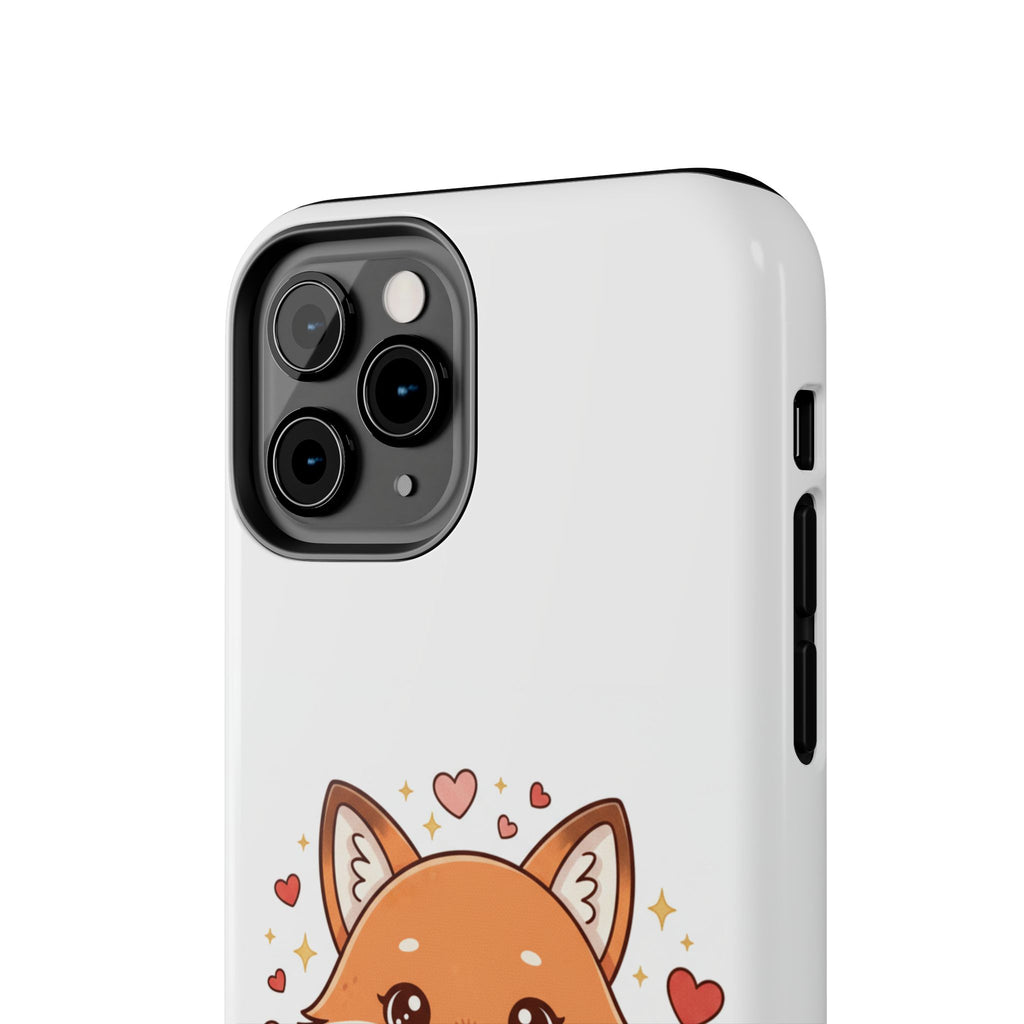Phone Case — Cute Valentine Fox 'Be Mine' Protective Tough Case