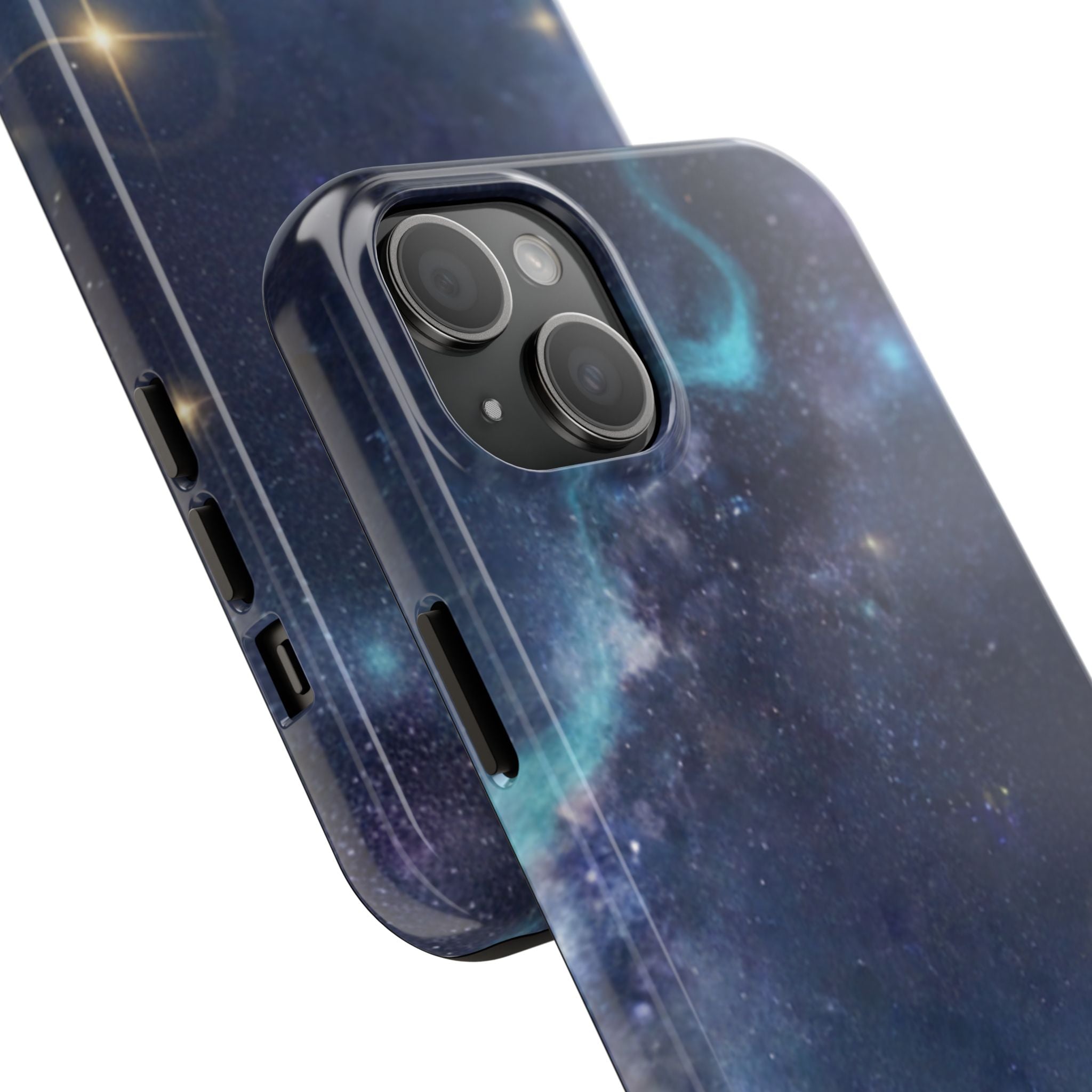 Galaxy Night Sky Tough Phone Case — Starry Landscape Protective Phone Cover