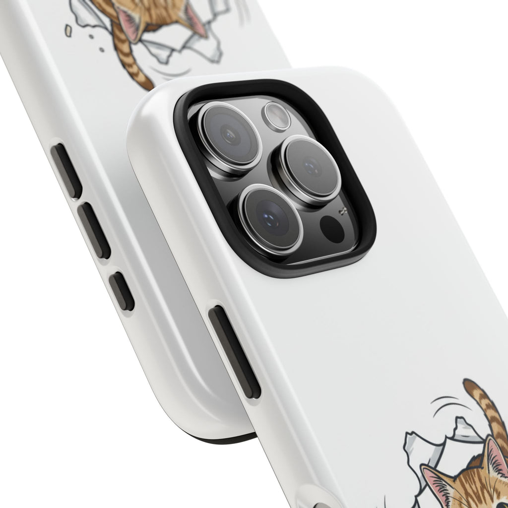Playful Orange Tabby Cat Phone Case | Tough Phone Case, Protective Cute Kitty