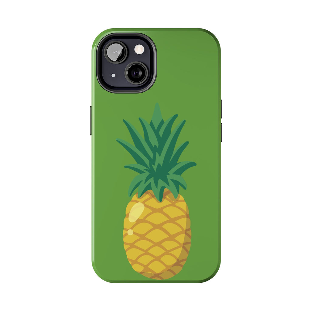 Pineapple Tough Phone Case — Tropical Green Protective Phone Cover