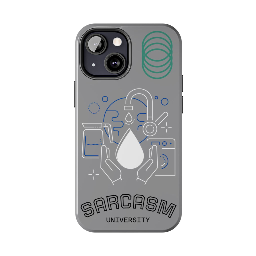 Sarcasm University Tough Phone Case — Scientific Lab Drop Design
