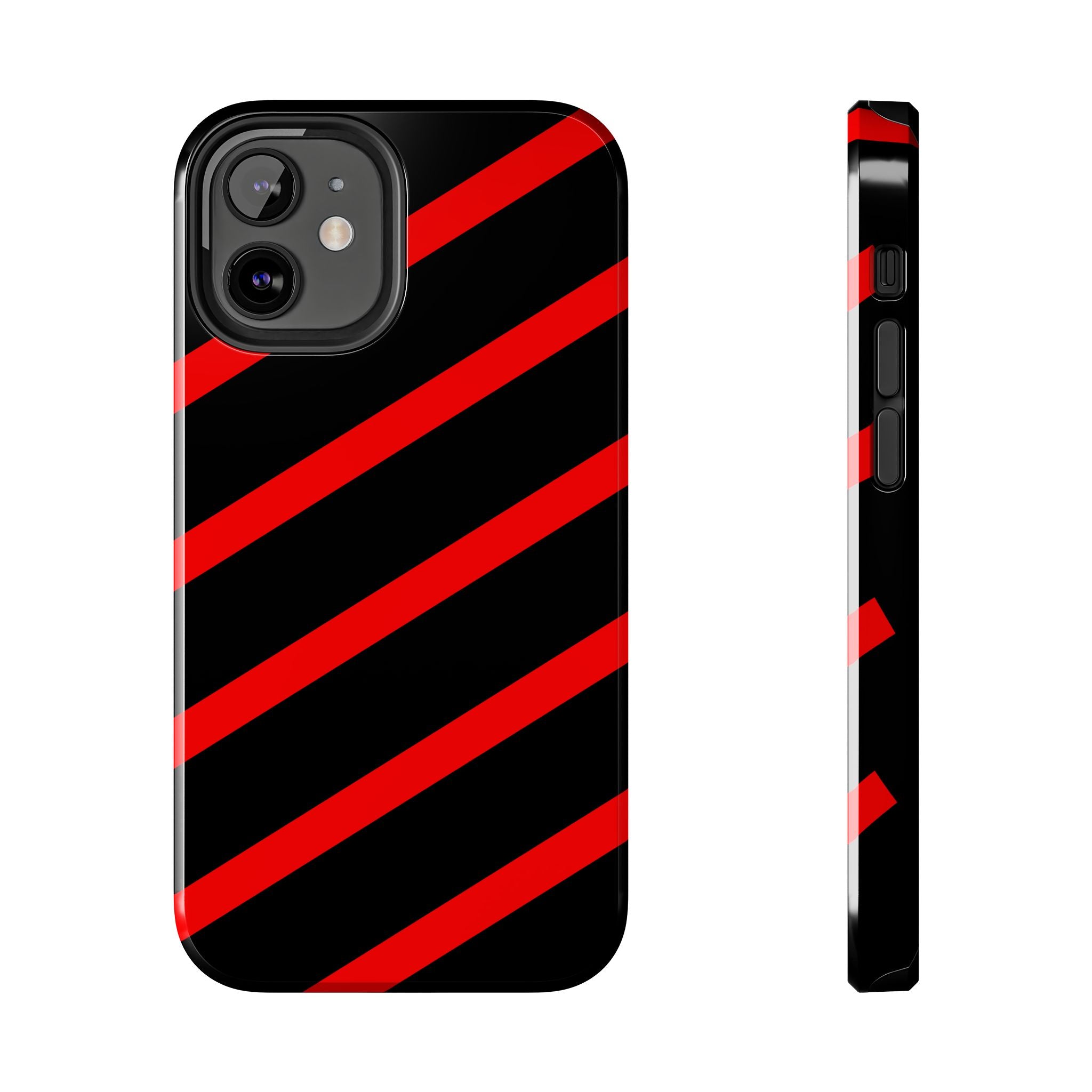 Copy of Tough Phone Case — Blue Diagonal Stripe Shockproof Cover