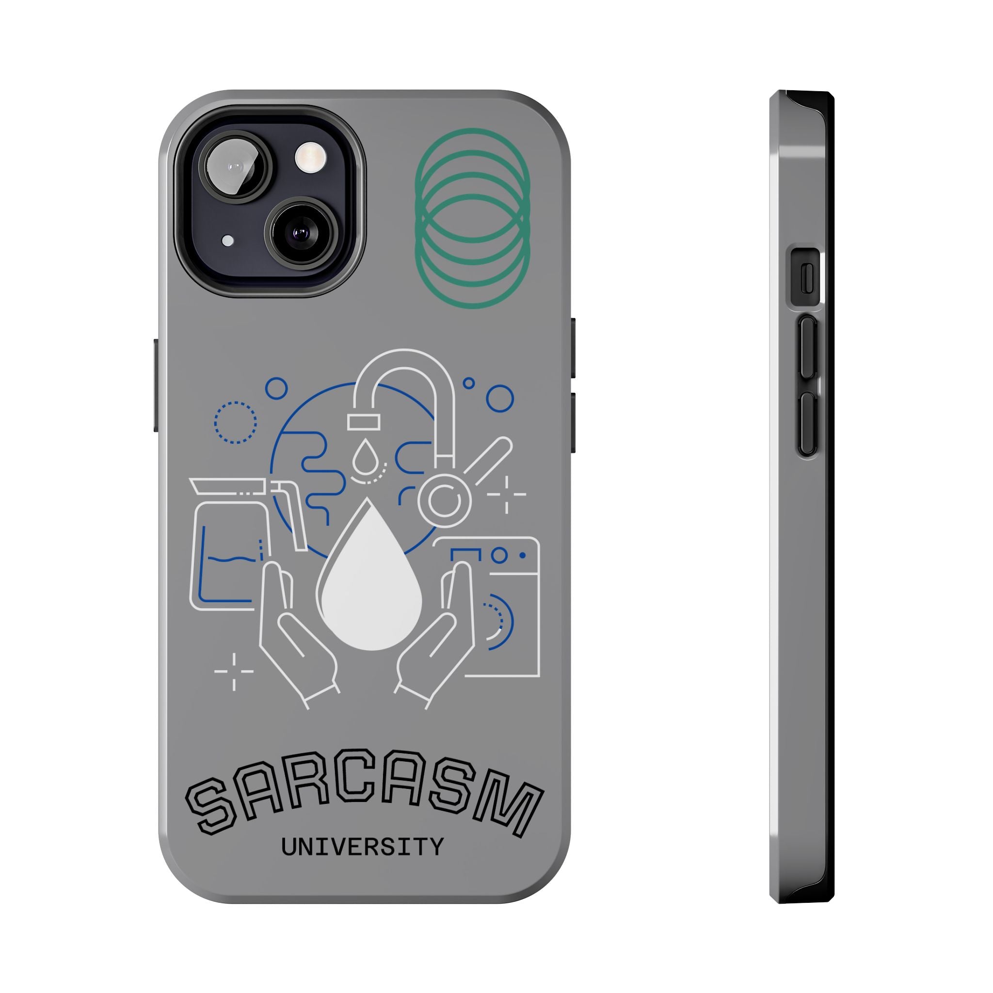 Sarcasm University Tough Phone Case — Scientific Lab Drop Design