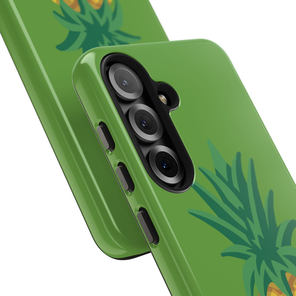 Pineapple Tough Phone Case — Tropical Green Protective Phone Cover