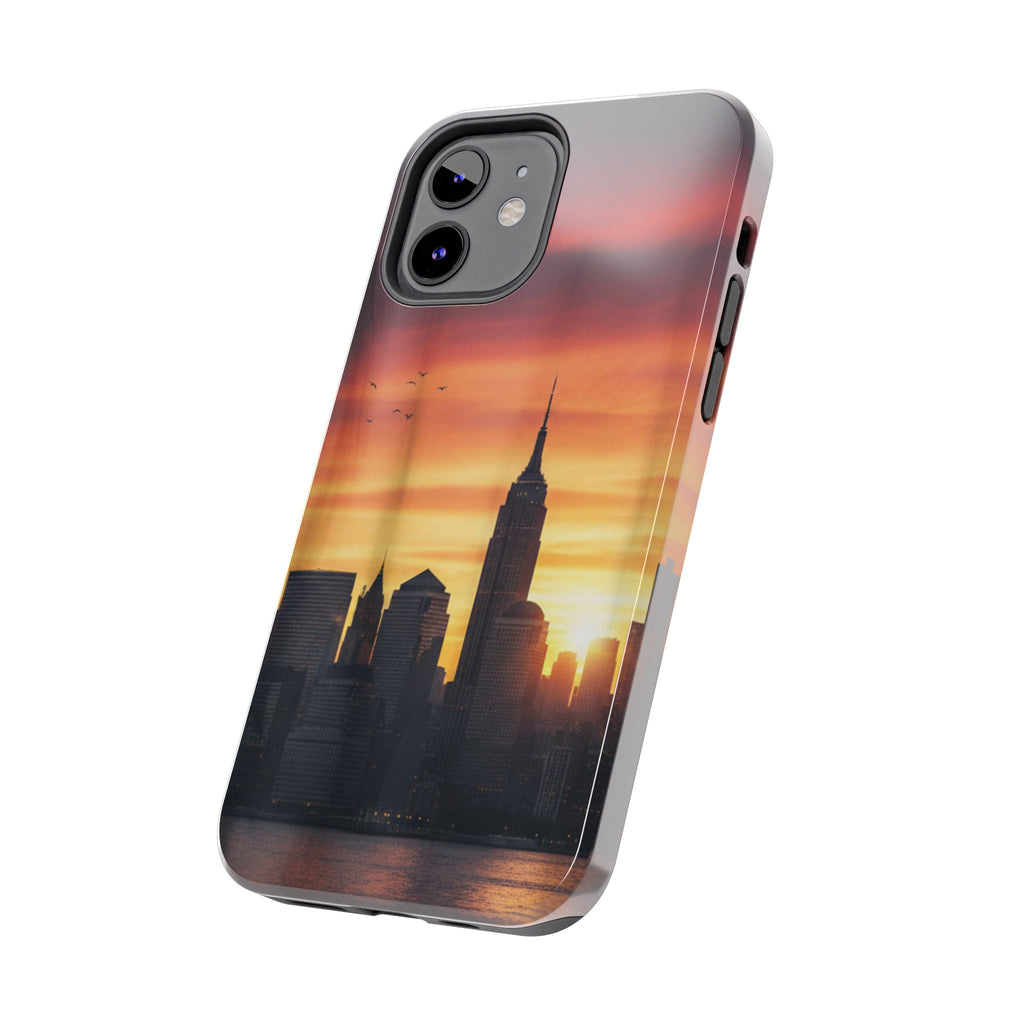 Tough Phone Case — NYC Skyline Sunset Protective Cover