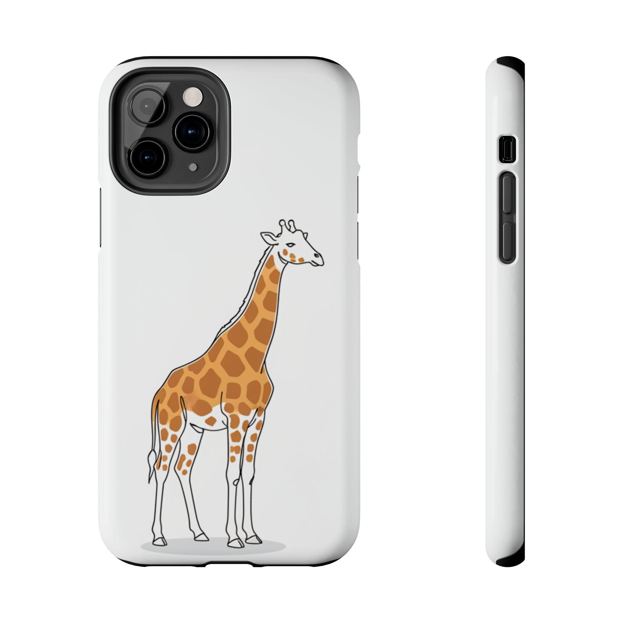 Giraffe Tough Phone Case — Cute Safari Animal Protective Cover