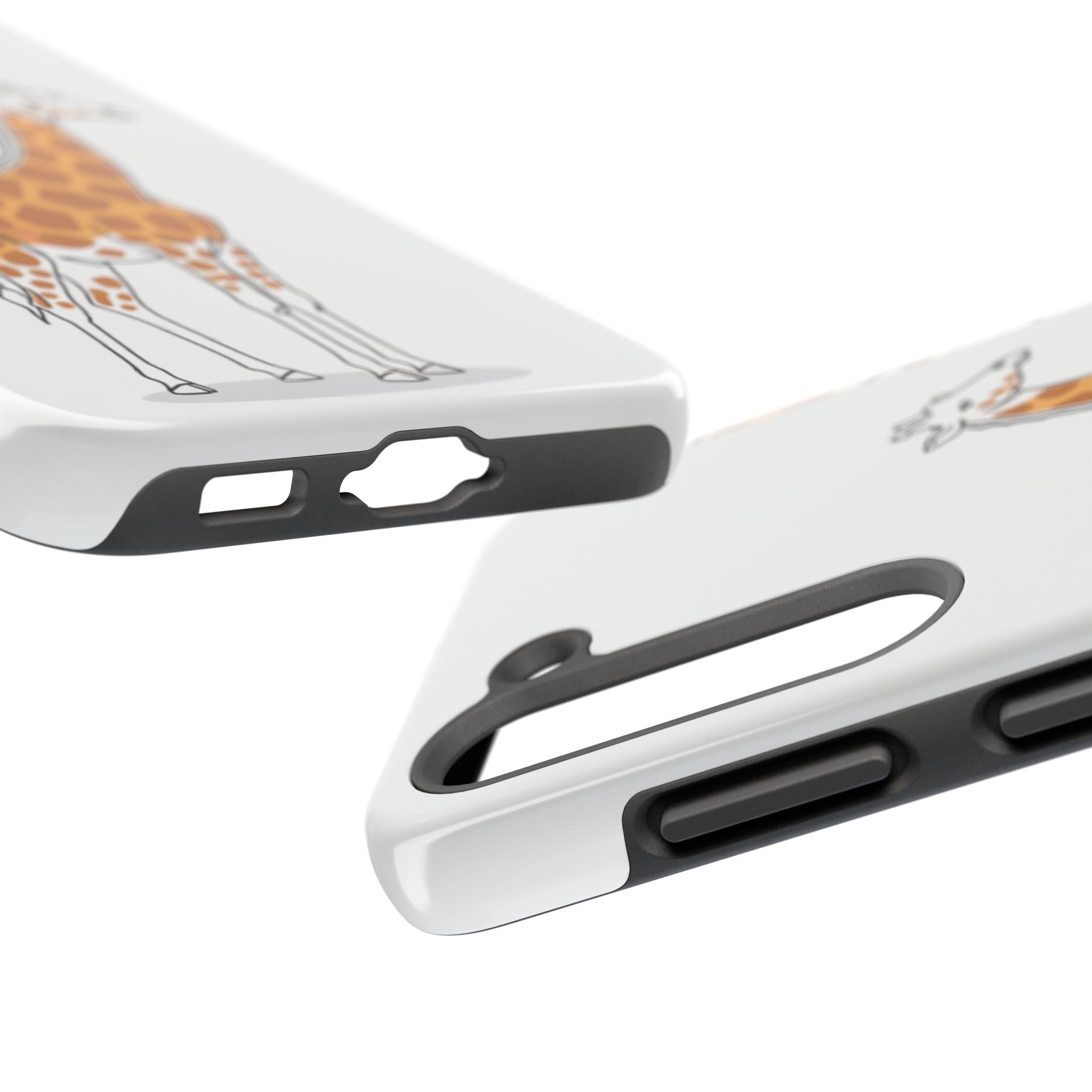 Giraffe Tough Phone Case — Cute Safari Animal Protective Cover