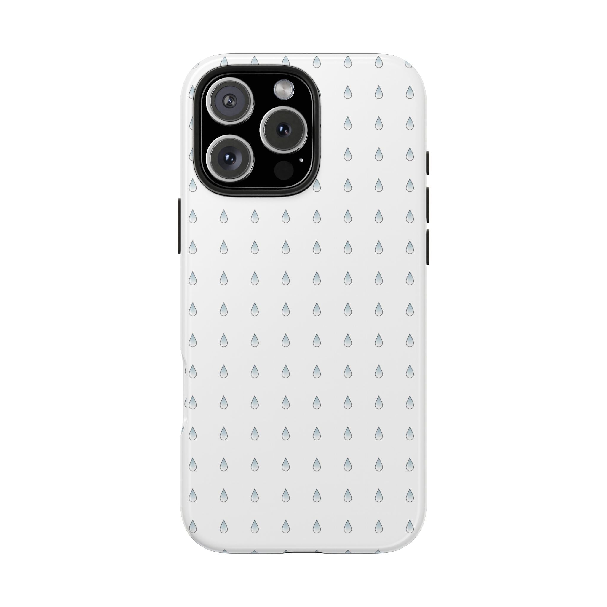 Tough Phone Case — Minimal Raindrop Protective Cover