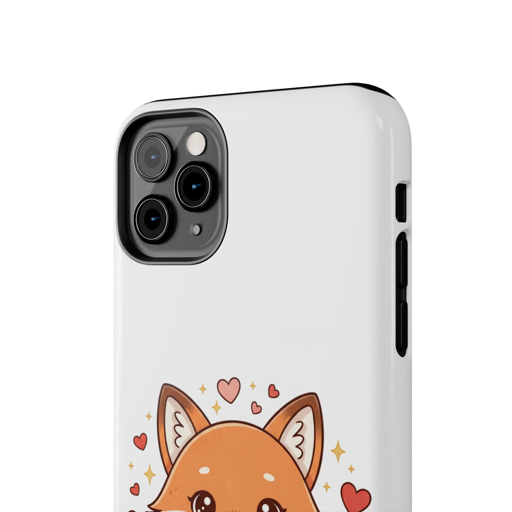 Phone Case — Cute Valentine Fox 'Be Mine' Protective Tough Case