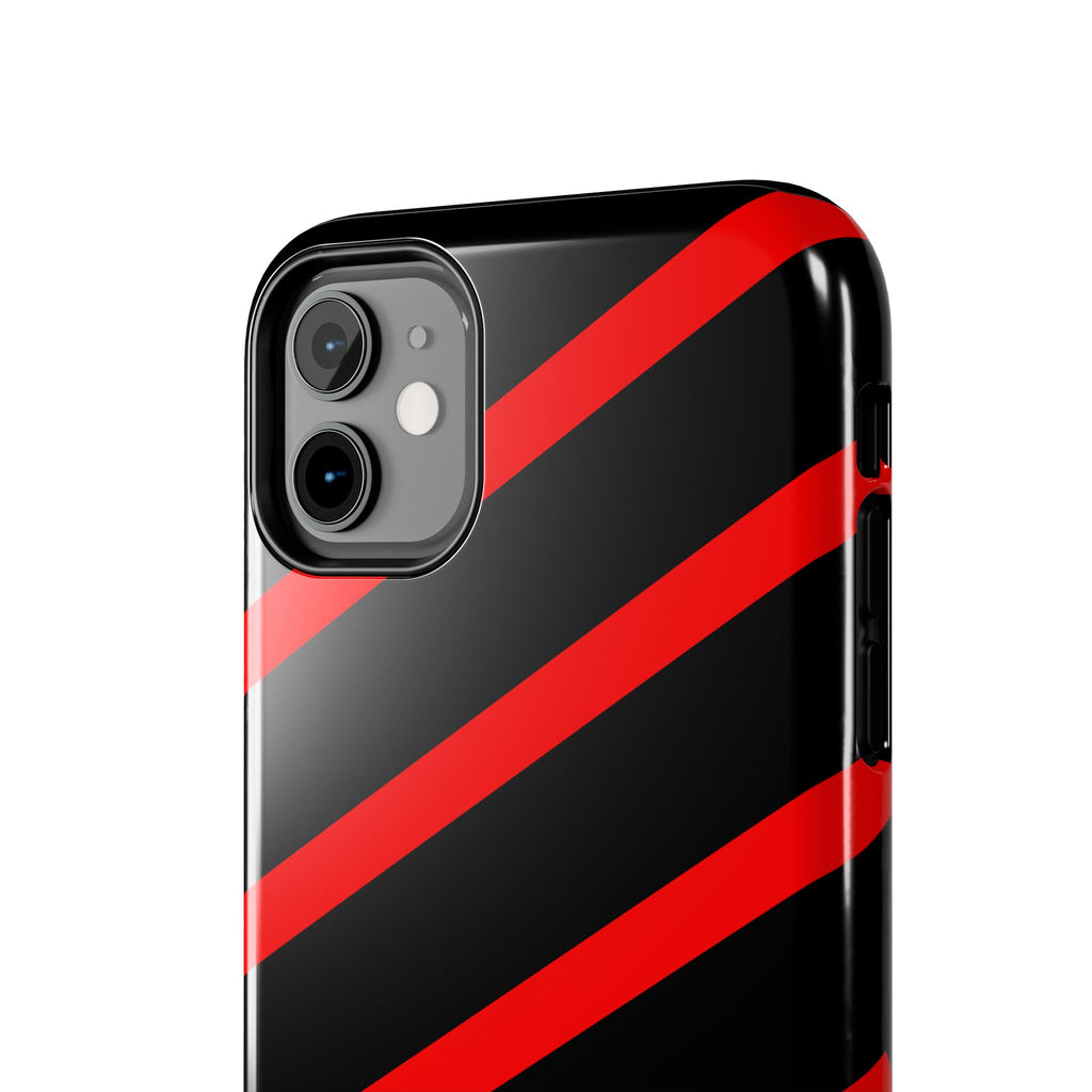Copy of Tough Phone Case — Blue Diagonal Stripe Shockproof Cover