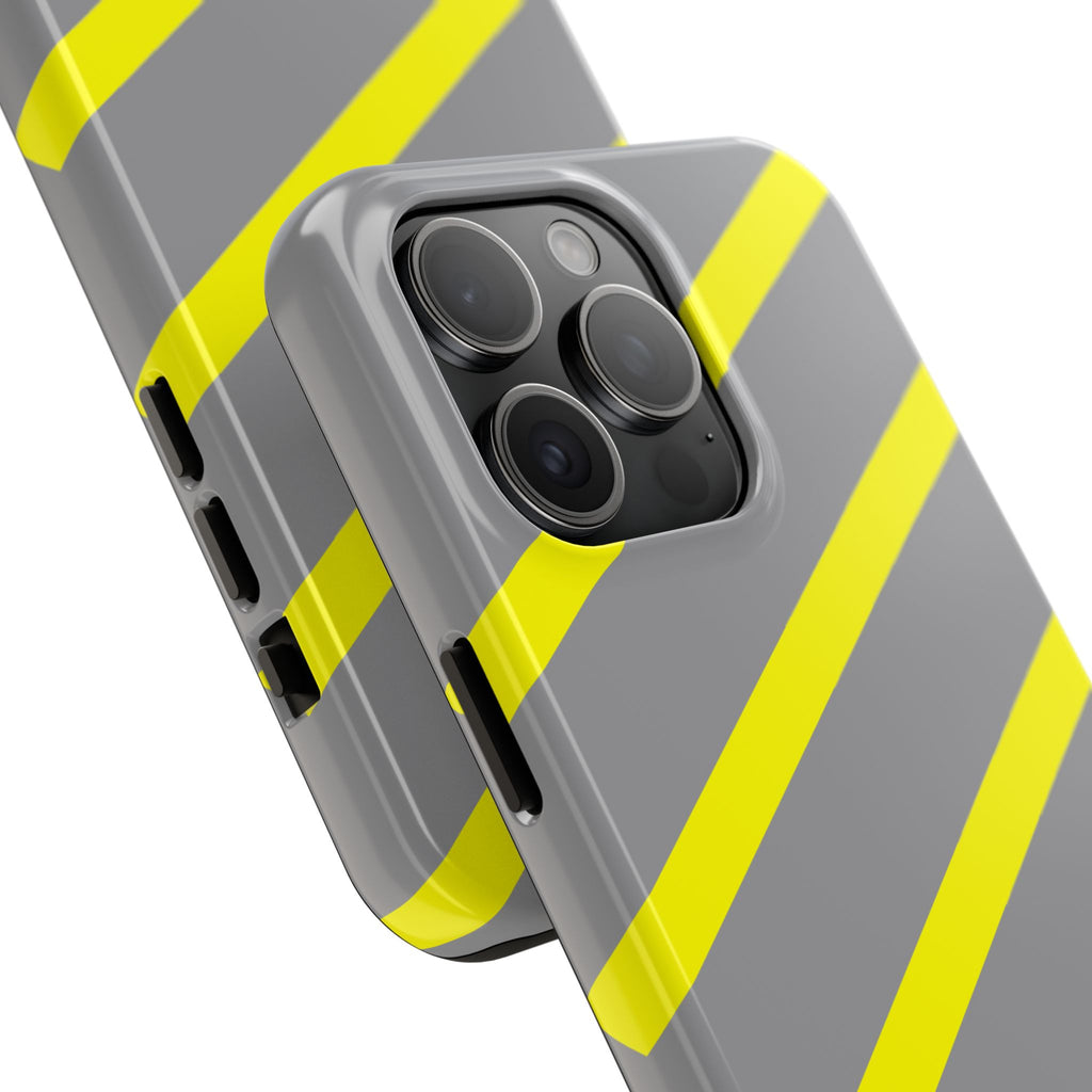 Copy of Tough Phone Case — Blue Diagonal Stripe Shockproof Cover