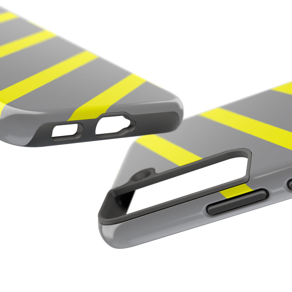 Copy of Tough Phone Case — Blue Diagonal Stripe Shockproof Cover