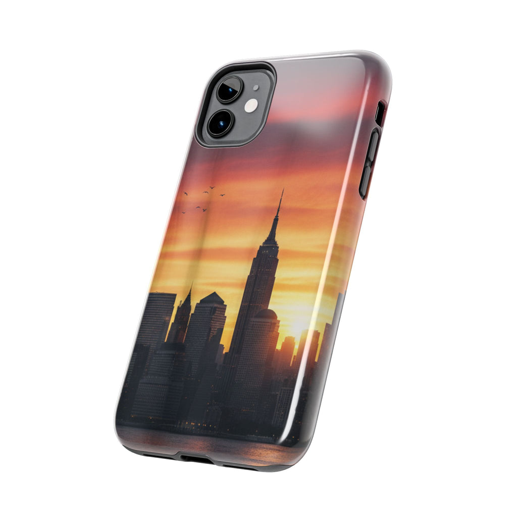 Tough Phone Case — NYC Skyline Sunset Protective Cover