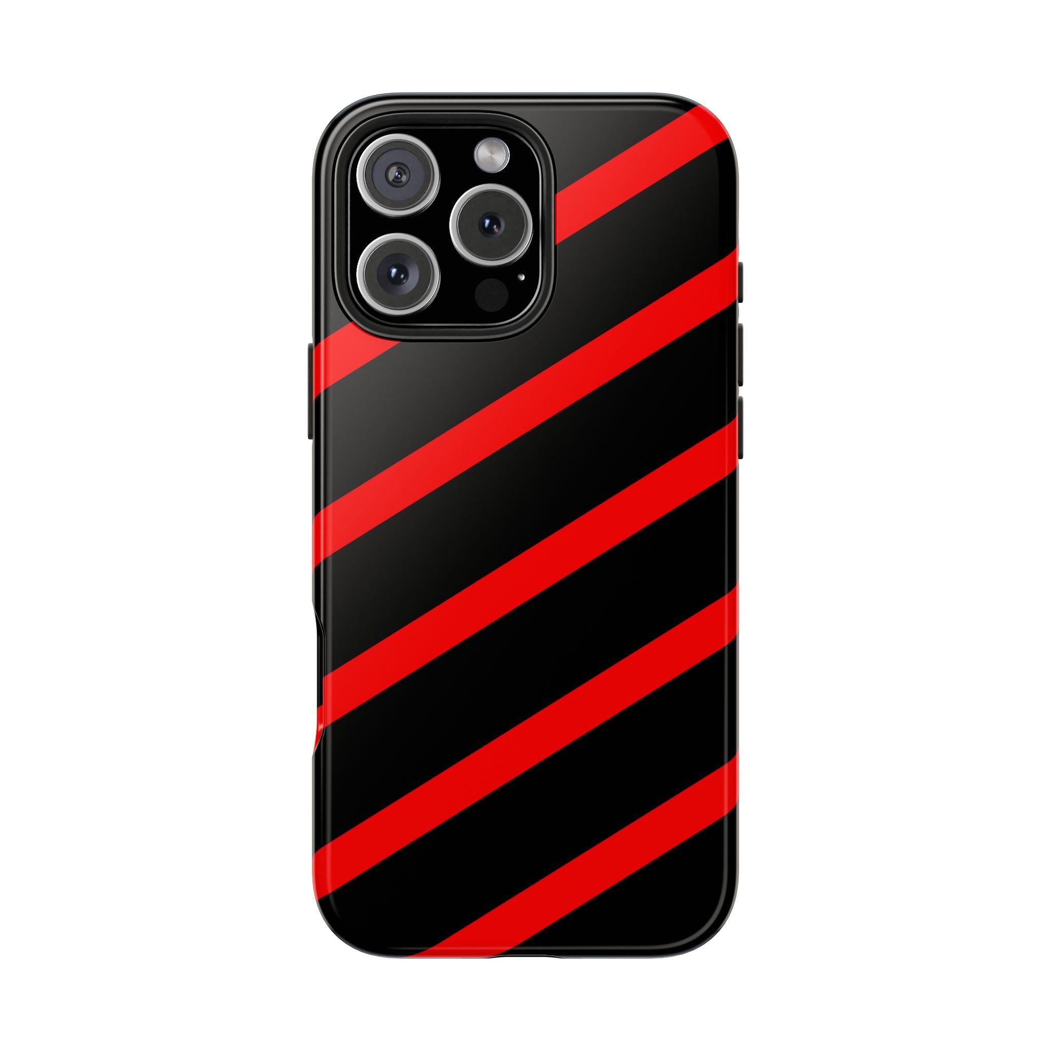 Copy of Tough Phone Case — Blue Diagonal Stripe Shockproof Cover