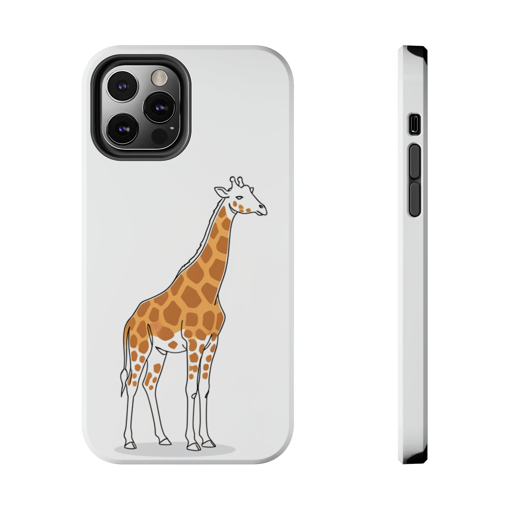 Giraffe Tough Phone Case — Cute Safari Animal Protective Cover