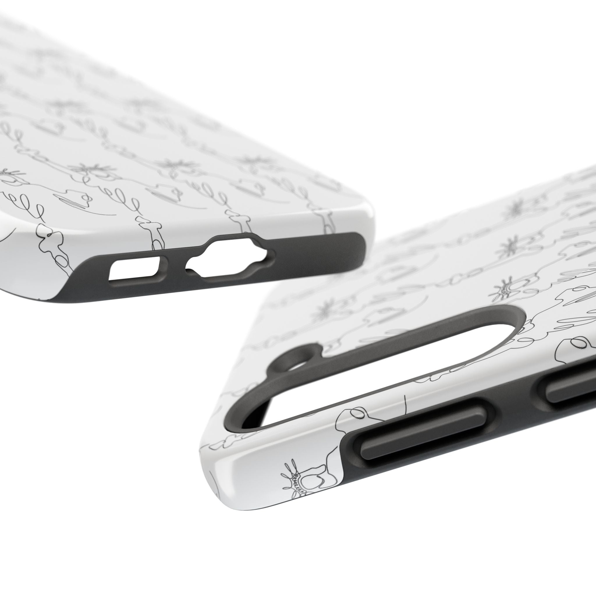 Statue of Liberty Sketch Tough Phone Case — Minimal Patriotic iPhone Cover