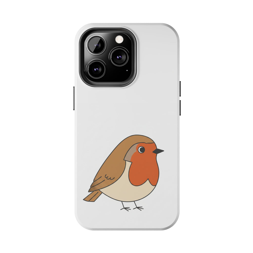 Cute Robin Tough Phone Case — Protective Bird iPhone Case
