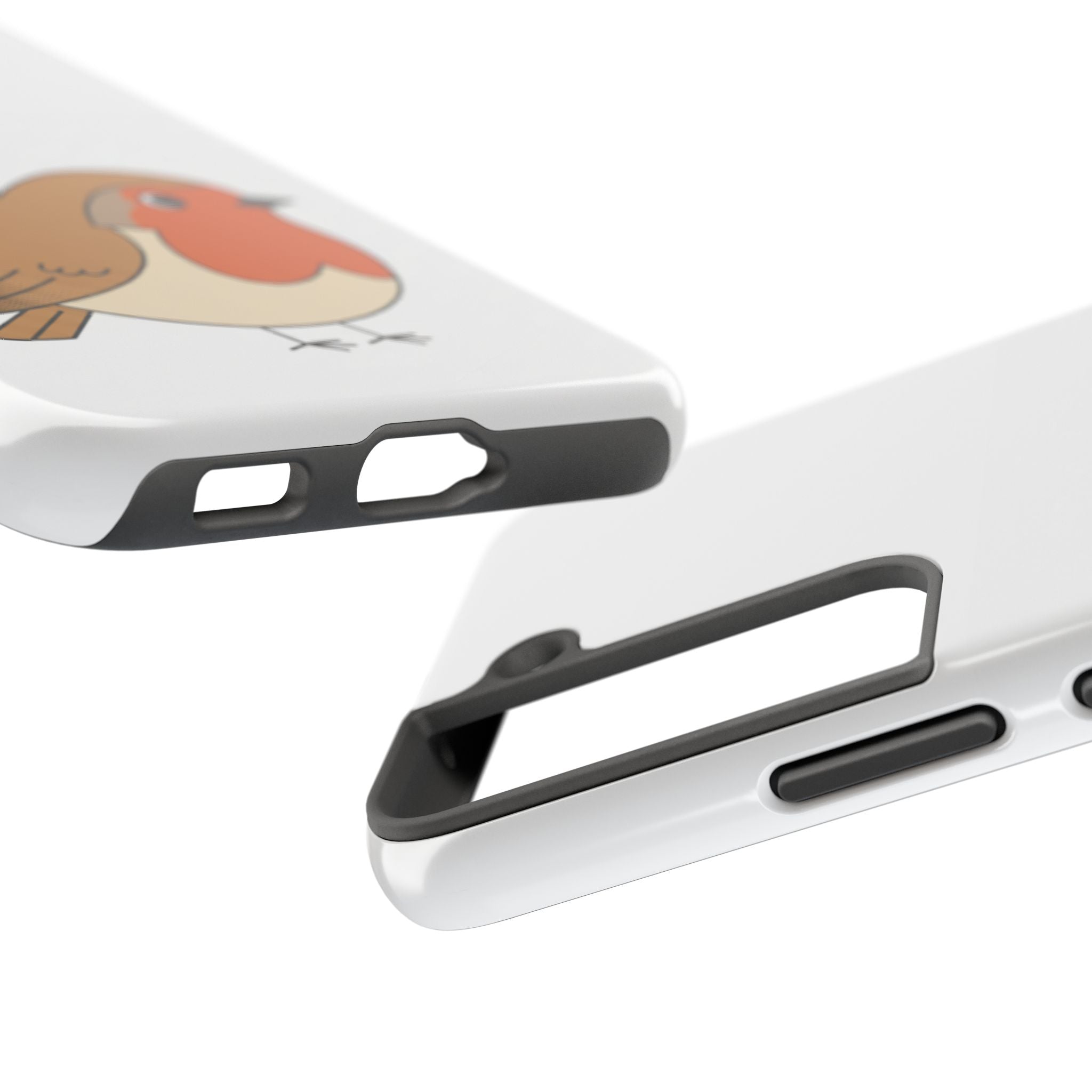 Cute Robin Tough Phone Case — Protective Bird iPhone Case