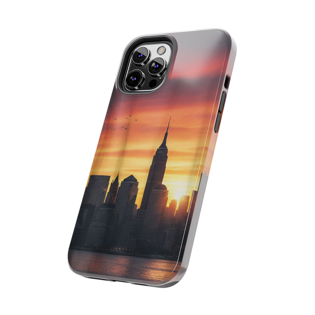 Tough Phone Case — NYC Skyline Sunset Protective Cover