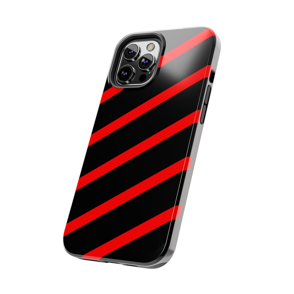 Copy of Tough Phone Case — Blue Diagonal Stripe Shockproof Cover