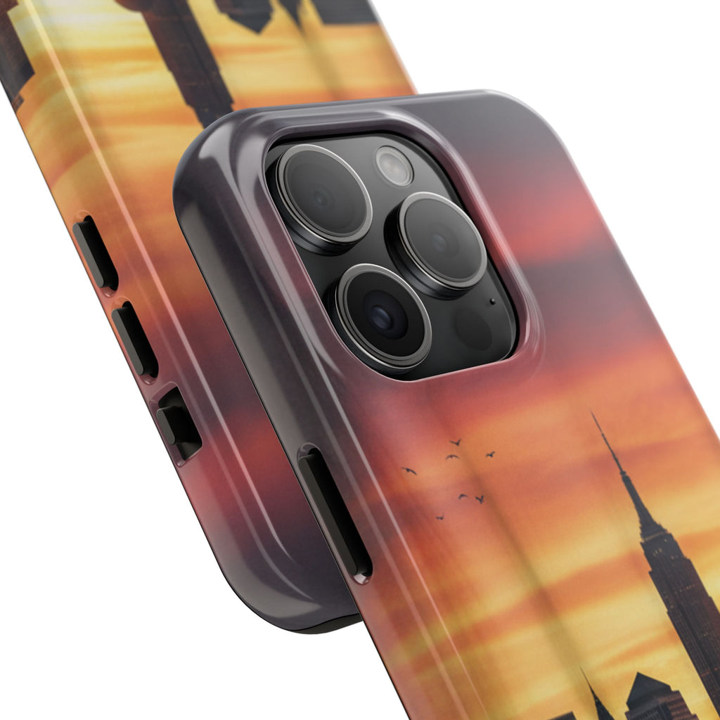 Tough Phone Case — NYC Skyline Sunset Protective Cover