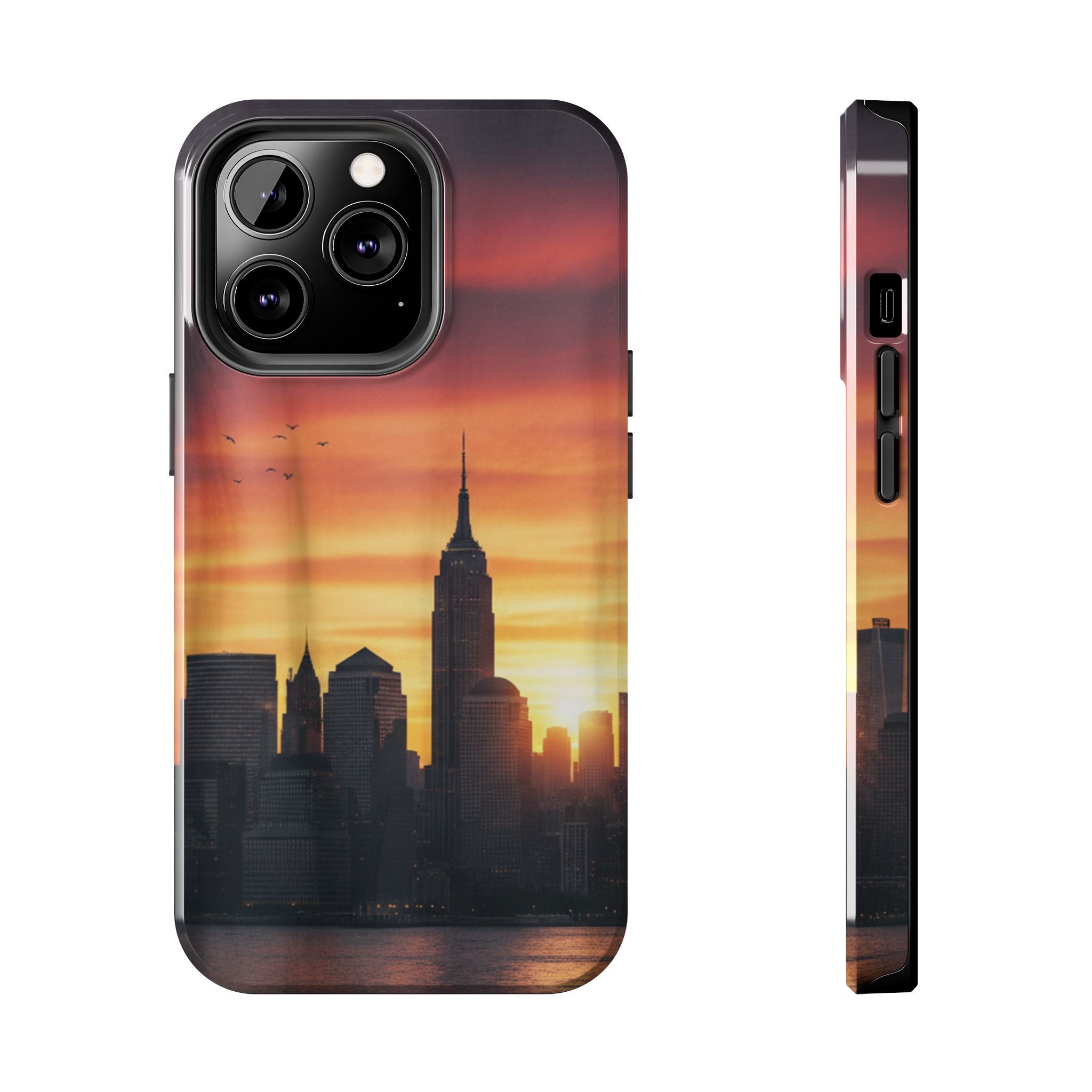Tough Phone Case — NYC Skyline Sunset Protective Cover