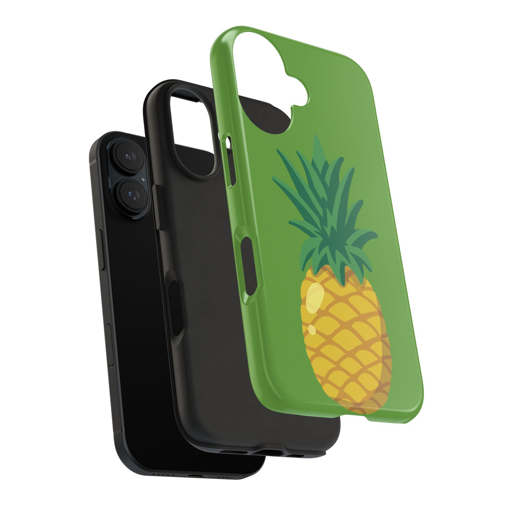 Pineapple Tough Phone Case — Tropical Green Protective Phone Cover