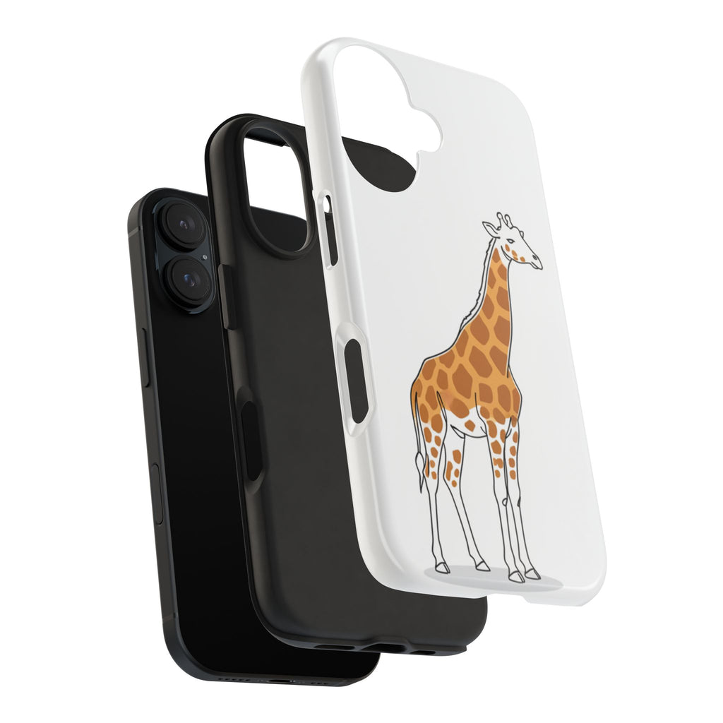 Giraffe Tough Phone Case — Cute Safari Animal Protective Cover
